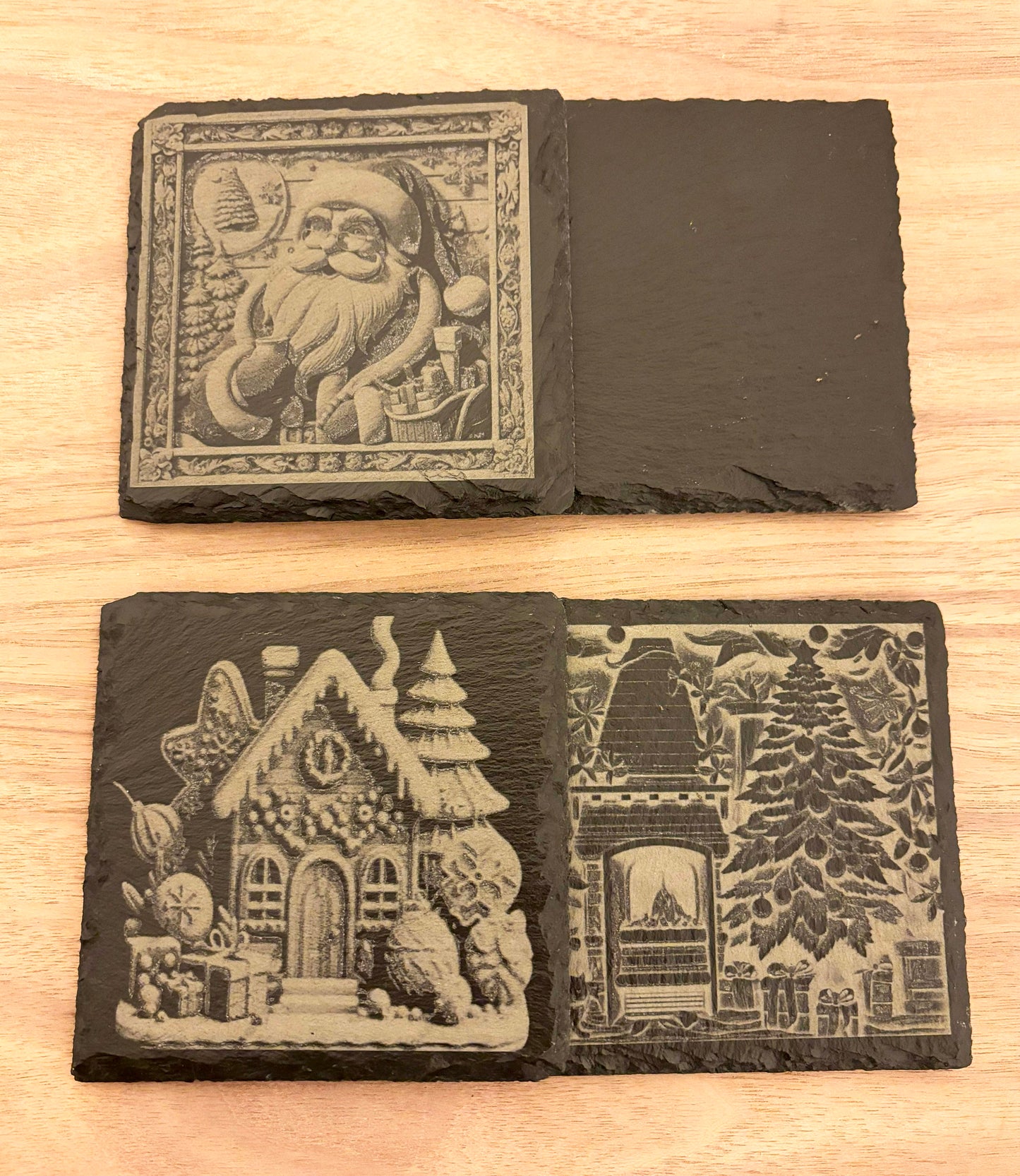 Black Slates Coasters