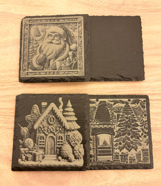 Black Slates Coasters