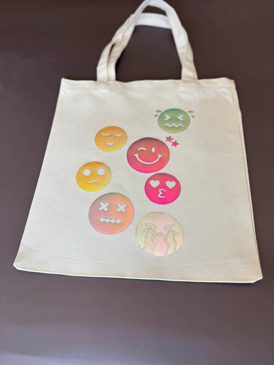 Smiley Faces Tote Bag