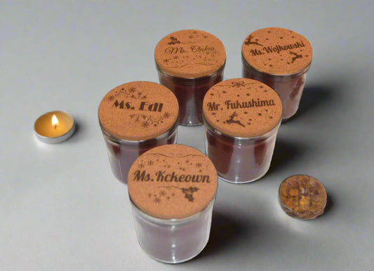 Scented Candles with Lid