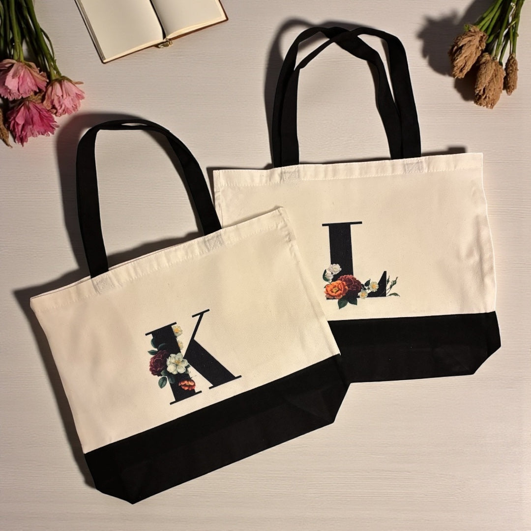 Tote Bags with Initials