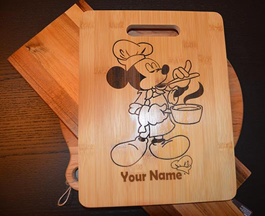 Cutting Board with Characters
