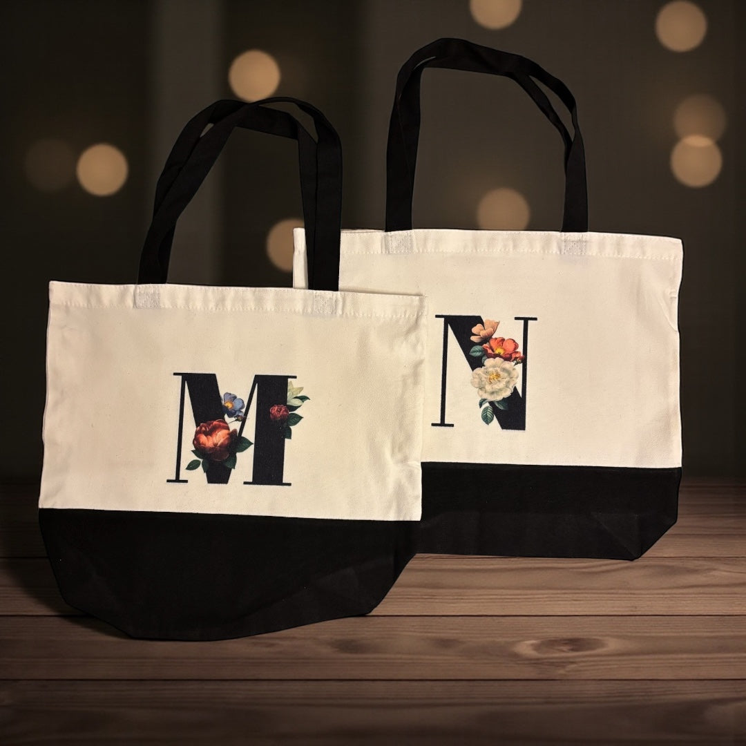 Tote Bags with Initials